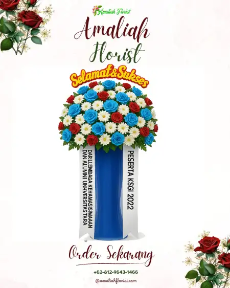 Standing Flowers Outdoor Wedding Puncak